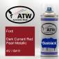 Preview: Ford, Dark Currant Red Pearl Metallic, 4V / 6411: 400ml Sprühdose, von ATW Autoteile West.